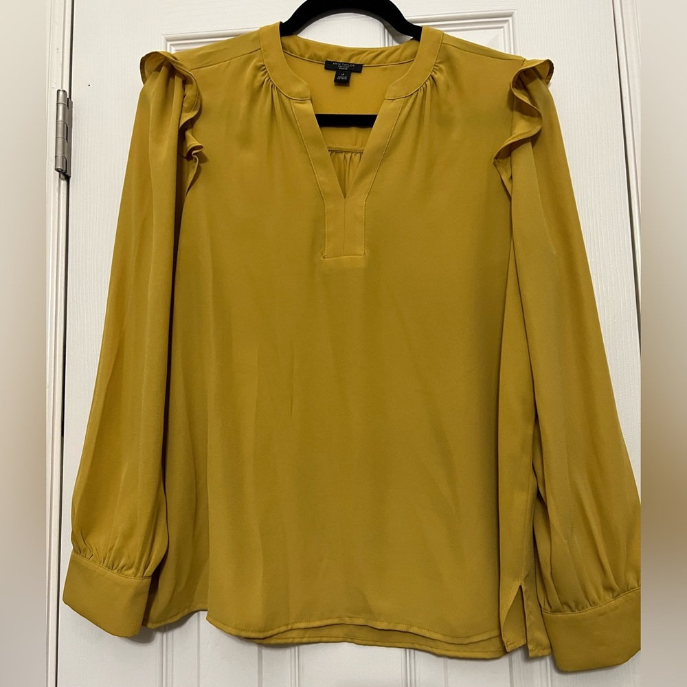 Ann Taylor factory mustard large petite